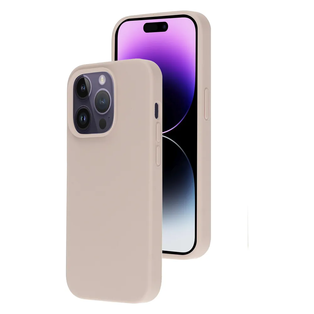 Mobiparts Silikon Back Cover Rosa Apple iPhone 14 Pro