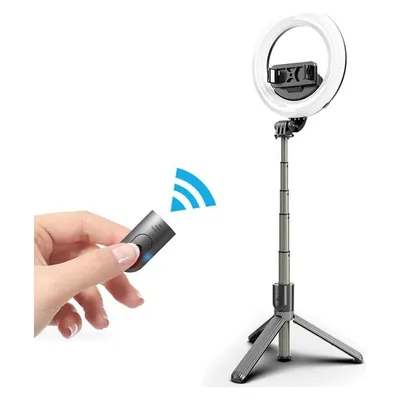 Mocco 4in1 Universal Selfie Stick with 3-Tone LED Lamp / Tripod Stand / Bluetooth Remote Control