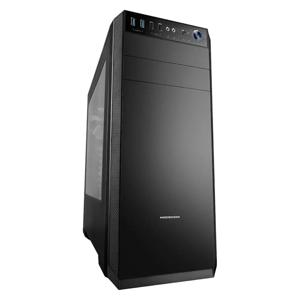 Modecom Oberon Pro - Midi Tower - PC - Schwarz - ATX,ITX,Micro ATX - Heimbüro - 16,3 cm