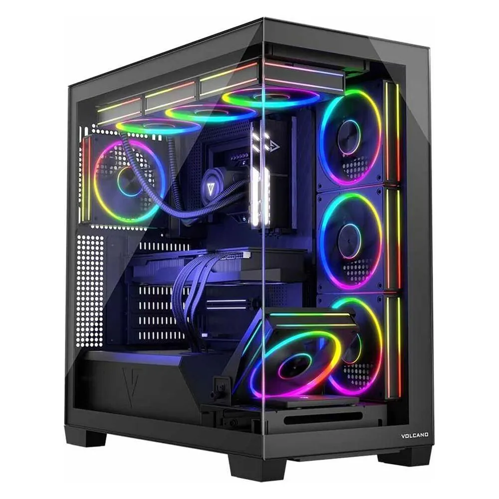 Gehäuse Modecom Volcano Stellar 5F ARGB Schwarz