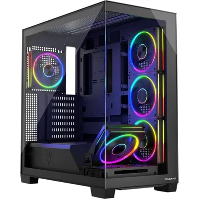 Gehäuse Modecom Volcano Stellar 5F ARGB Schwarz