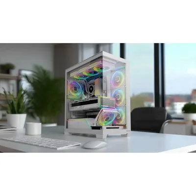 PC-Gehäuse Modecom Volcano Stellar Plus Midi Tower ATX USB-C Seitenfenster