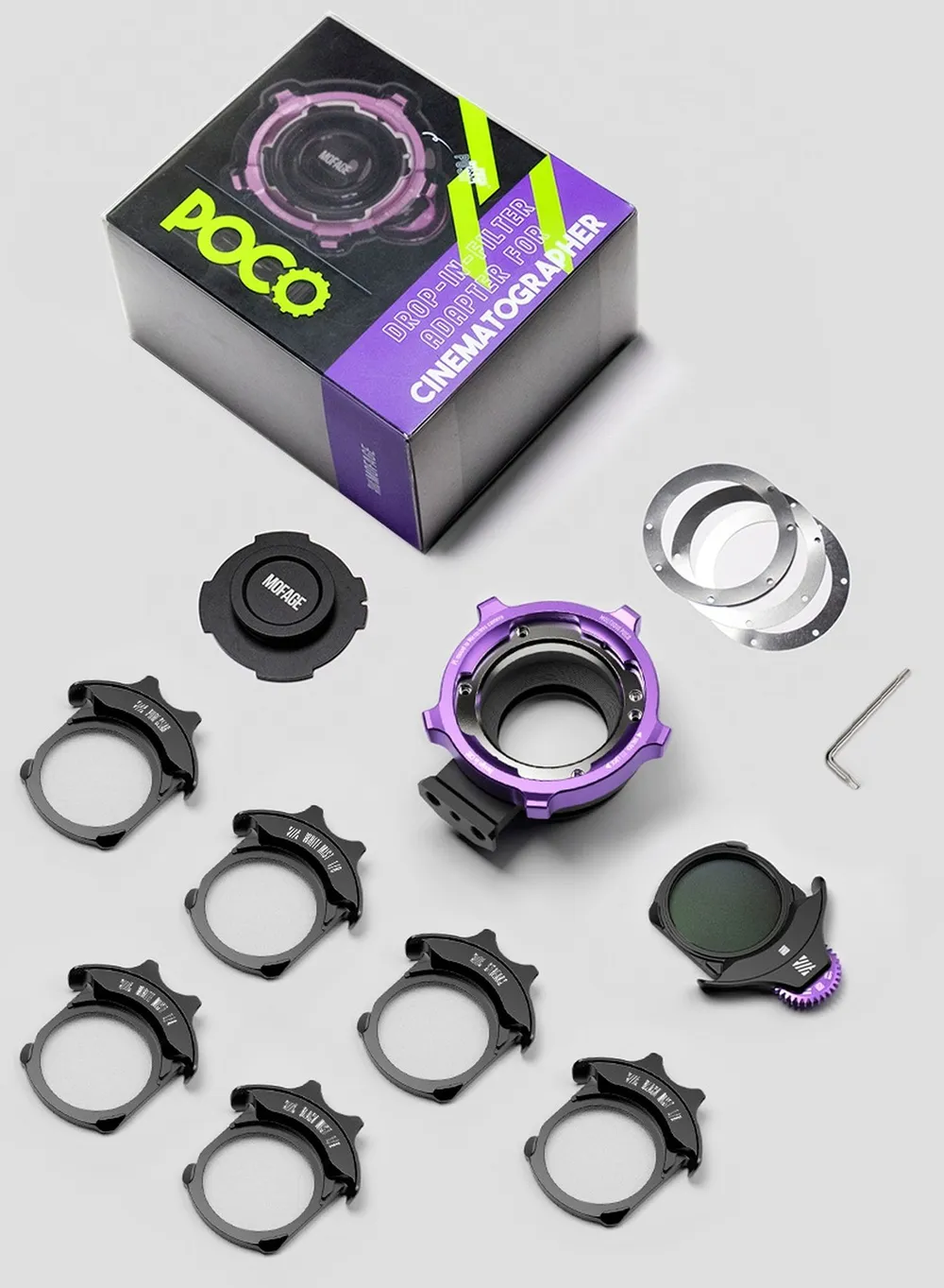 MOFAGE POCO Drop-In Filter Adapter Advanced Kit L-Mount
