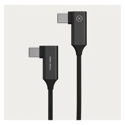 Moment Superflex rechtwinkliges USB-C zu USB-C Kabel