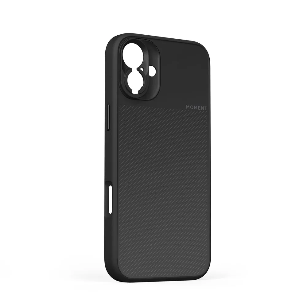 Moment Kamera Case mit MagSafe für iPhone 16 Plus, Schwarz