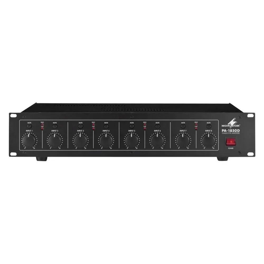 Monacor ELA-Verstärker PA-1850D 50 W 8-Kanal