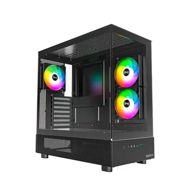 ATX-Tower Montech XR (B) Schwarz ARGB 3x120mm Seitenfenster VGA 420mm
