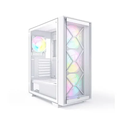 ATX-Tower Montech Air 1000 Premium Weiß 4x ARGB-Lüfter Seitenfenster VGA 340mm