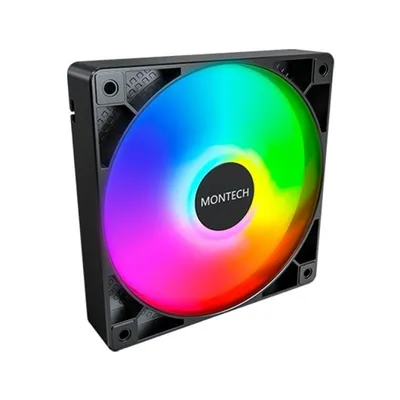 Montech Luftkühlungspaket 3x120mm GF120 PWM Schwarzer Hub ARGB 1600RPM Extras