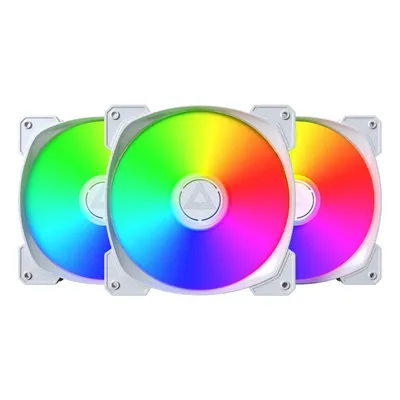 Kühlung Luft Montech 140mm HP140 ARGB PWM Weiß 3 Stück