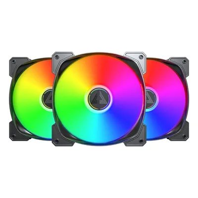 Kühlung Luft Montech HP140 ARGB PWM 140 mm Weiß 3 Lüfter