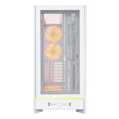 PC-Gehäuse Montech HS01 PRO Midi-Tower Weiß ARGB-Beleuchtung