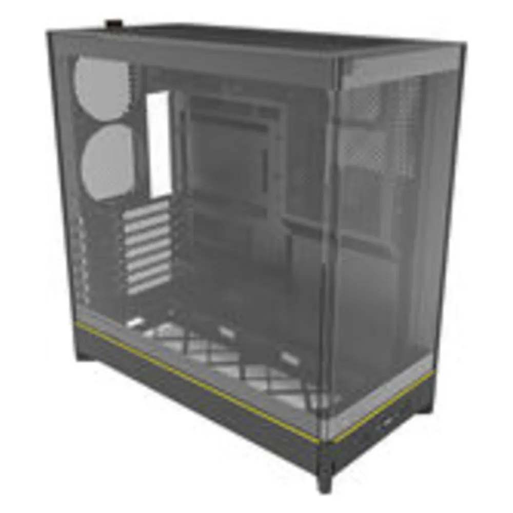 Gehäuse Montech HS02 Midi Tower Schwarz Gehärtetes Glas ATX