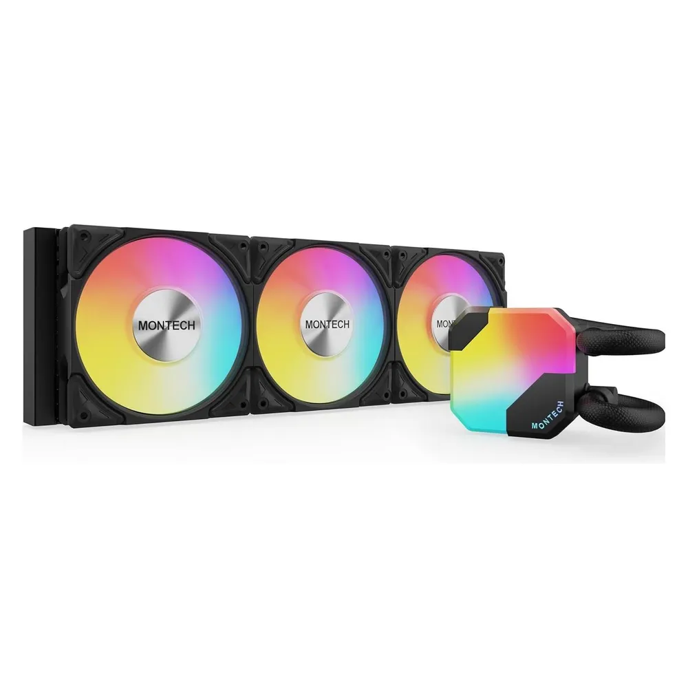 Wasserkühlung Montech HyperFlow ARGB 360mm 3 Lüfter RGB