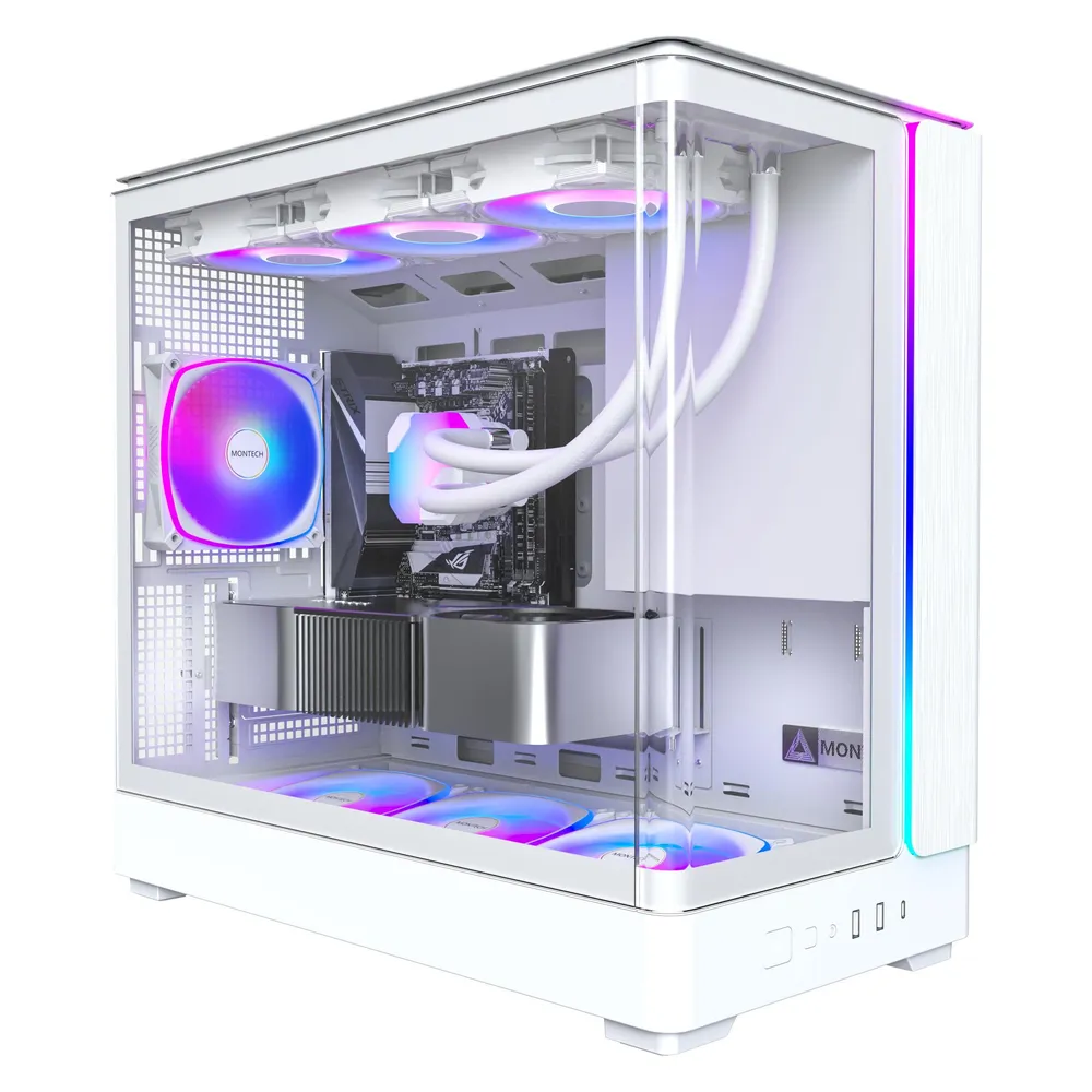 PC-Gehäuse Montech King 15 PRO Tower micro ATX Weiß