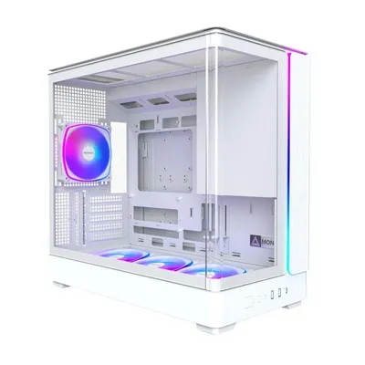 PC-Gehäuse Montech King 15 PRO Tower micro ATX Weiß