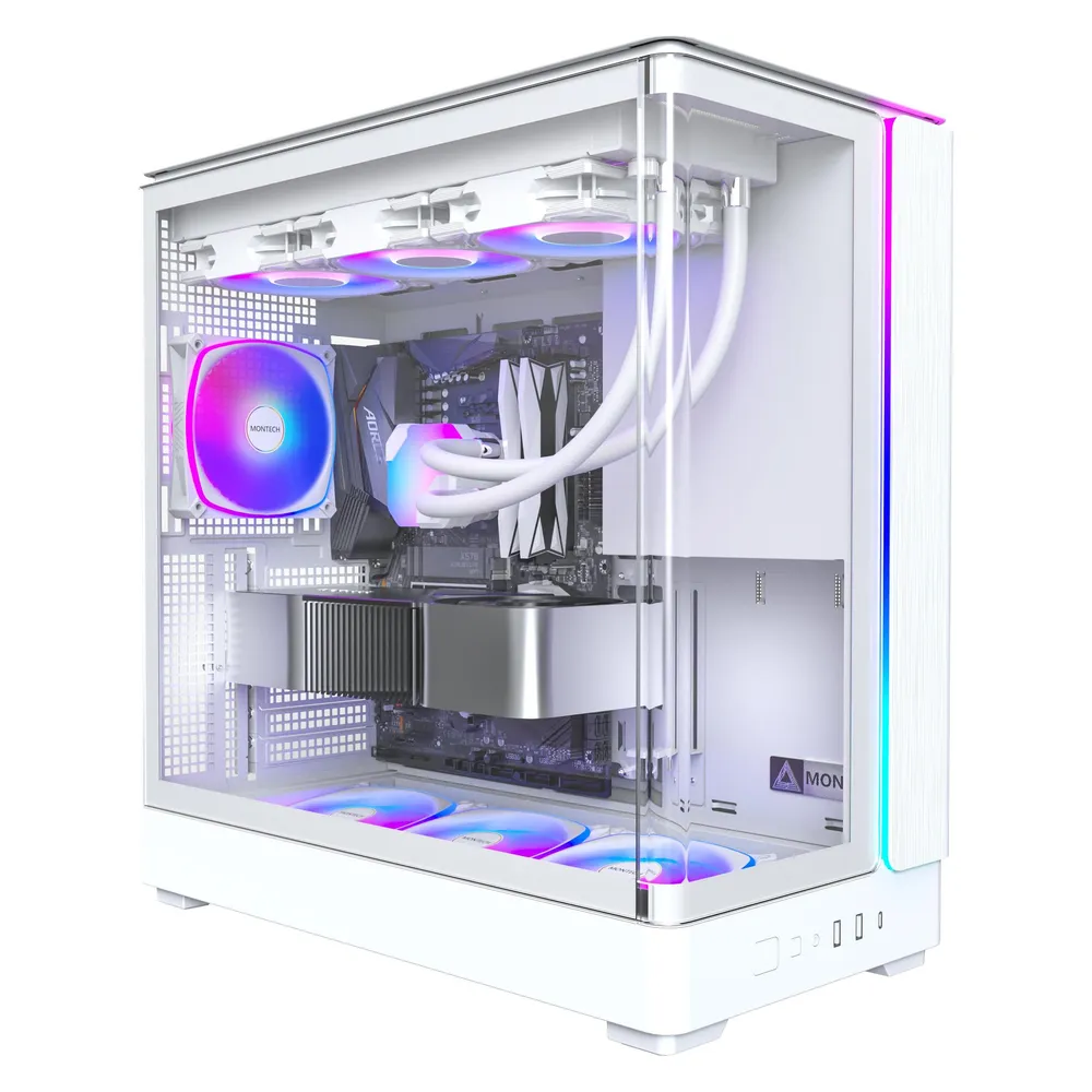 Gehäuse PC Montech King 45 PRO Tower micro ATX Mini-ITX Weiß