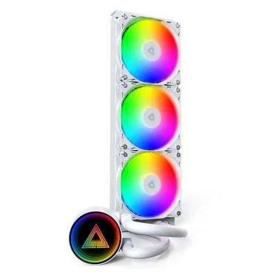 Refrigeración Líquida Montech LightFlow ARGB 360mm 3 Lüfter RGB Weiß