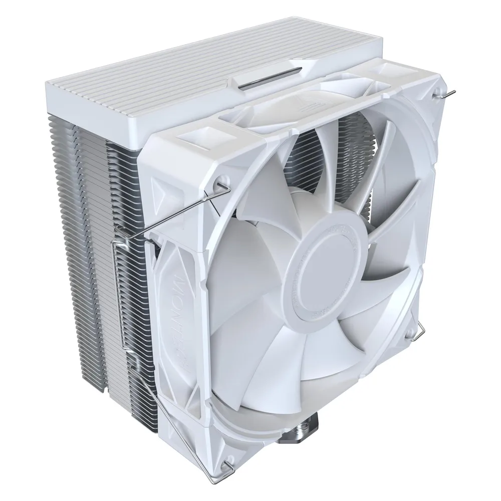 Kühlung Luft Montech Socket LGA1700 AM5 120mm NX400 Weiß 4 Heatpipes