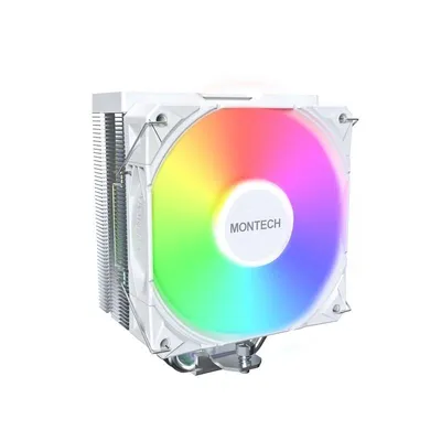 Kühlung Luft Montech Socket LGA1700 AM5 120mm NX400 ARGB Weiß 4 Heatpipes