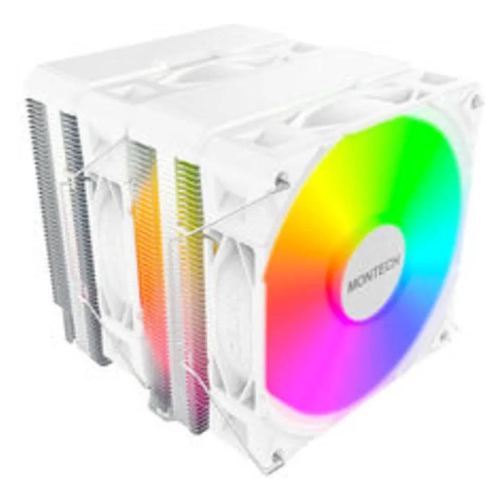Kuhlung Luft Montech Socket AM4 AM5 LGA1700 120mm NX600 ARGB Doppel-Lufter LED RGB