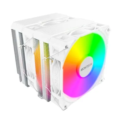Kuhlung Luft Montech Socket AM4 AM5 LGA1700 120mm NX600 ARGB Doppel-Lufter LED RGB