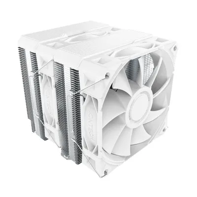 Kuhlung Luft Montech Socket LGA1700 AM5 120mm NX600 Weiss Dual Tower PWM