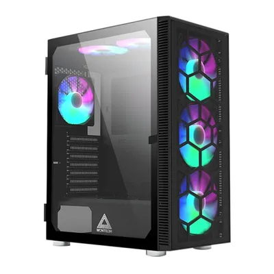 Montech X3 Glas Schwarz