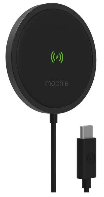 Ladegerät Mophie 401307634 kabellos 15W Magnet Schwarz 2m USB-C
