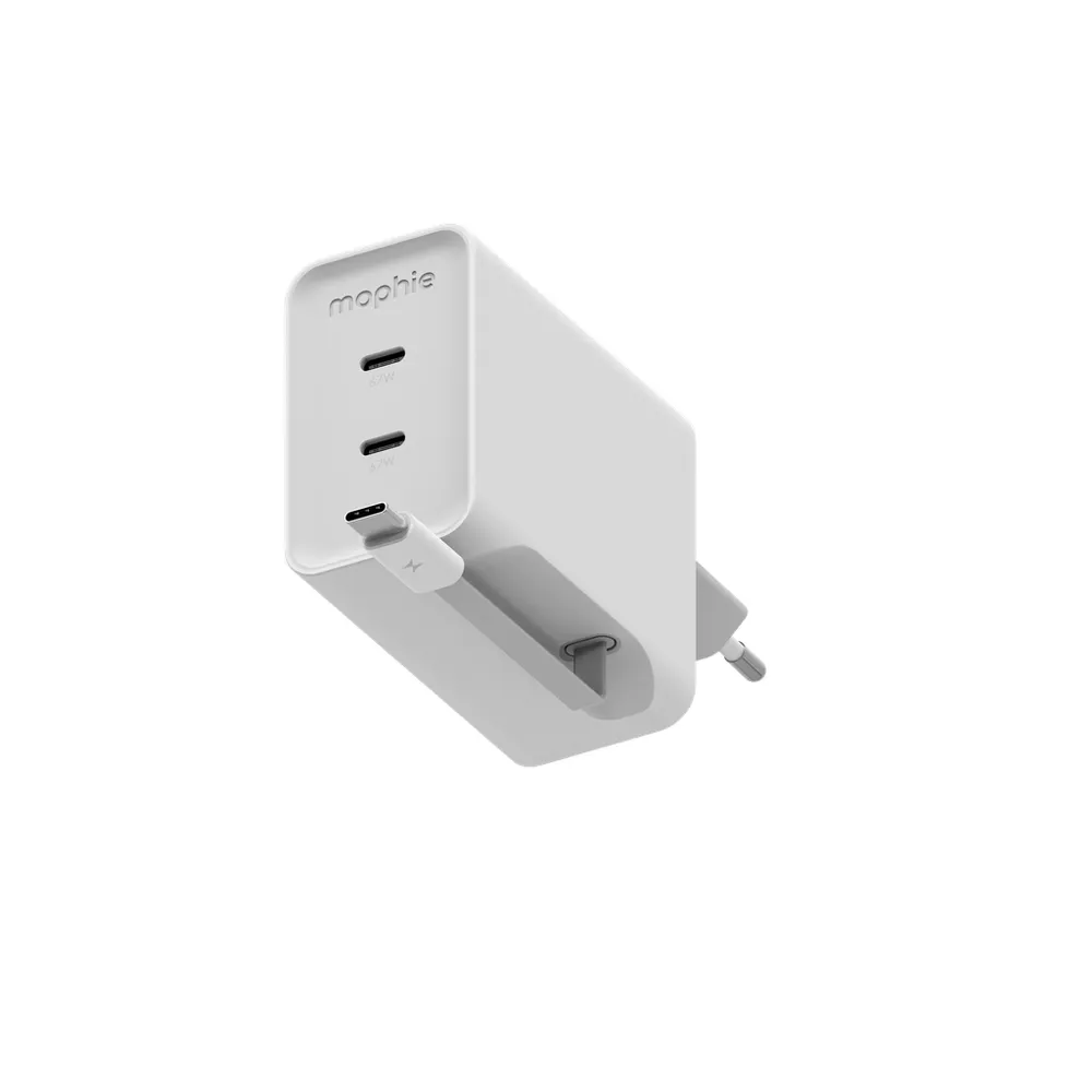 Ladegerät Mophie Speedport 67 2 USB-C Ports GaN 67W Weiß