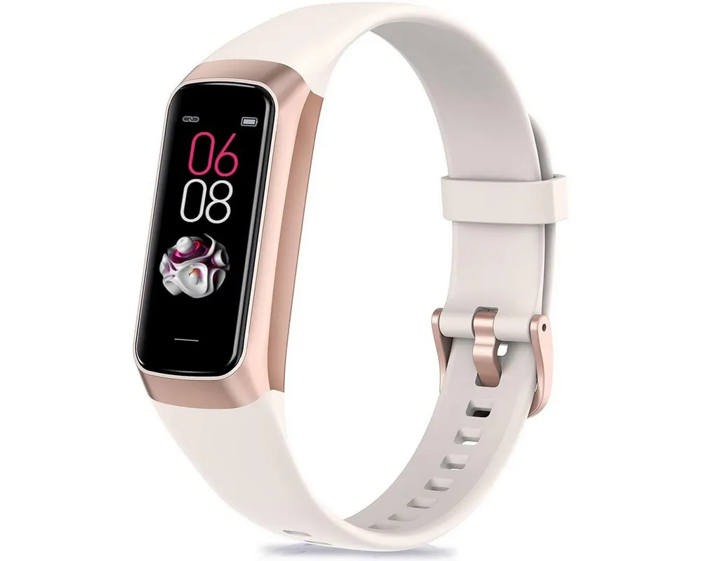 MOPUEA Smartwatch mit Blutdruckmessung mit 70+ Zifferblätter &25 Sportmodi Smartwatch
