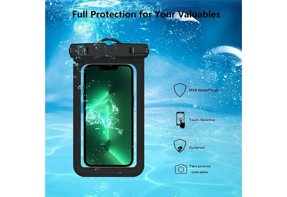 MORRENT Handyhülle Wasserdichte Handyhülle, 7 Zoll, für iPhone und Samsung 17,8 cm (7 Zoll), wasserdicht