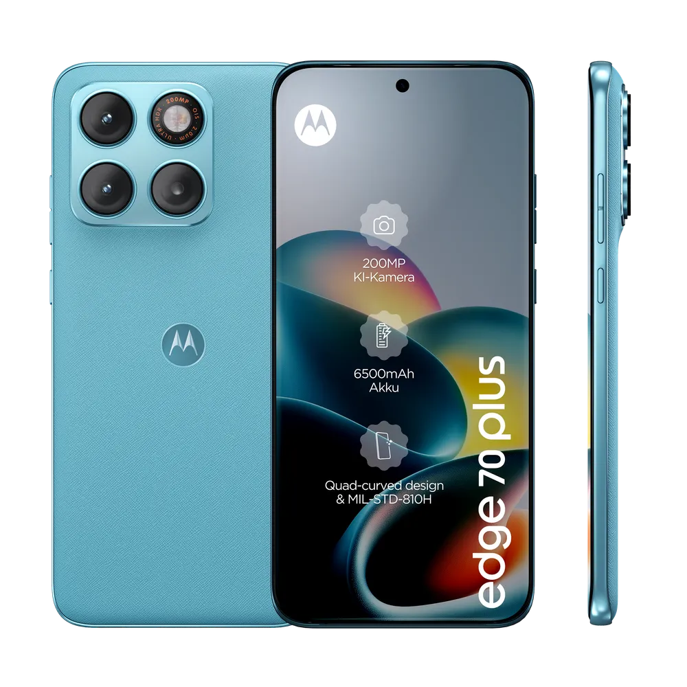 edge 70 plus 8GB + 256GB Milky Blue Smartphone