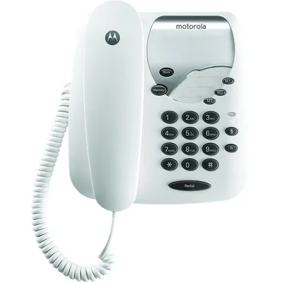 Motorola CT1 weißes Festnetztelefon