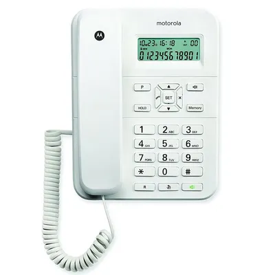Motorola CT202 Weißes Festnetztelefon