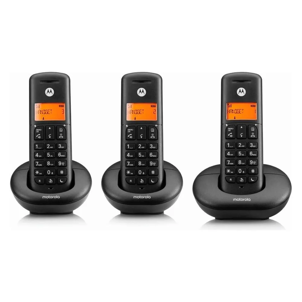 Motorola CORDLESS E203 TRIO NERO