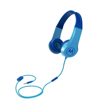 Motorola Squads 200 Kinderkopfhörer blau