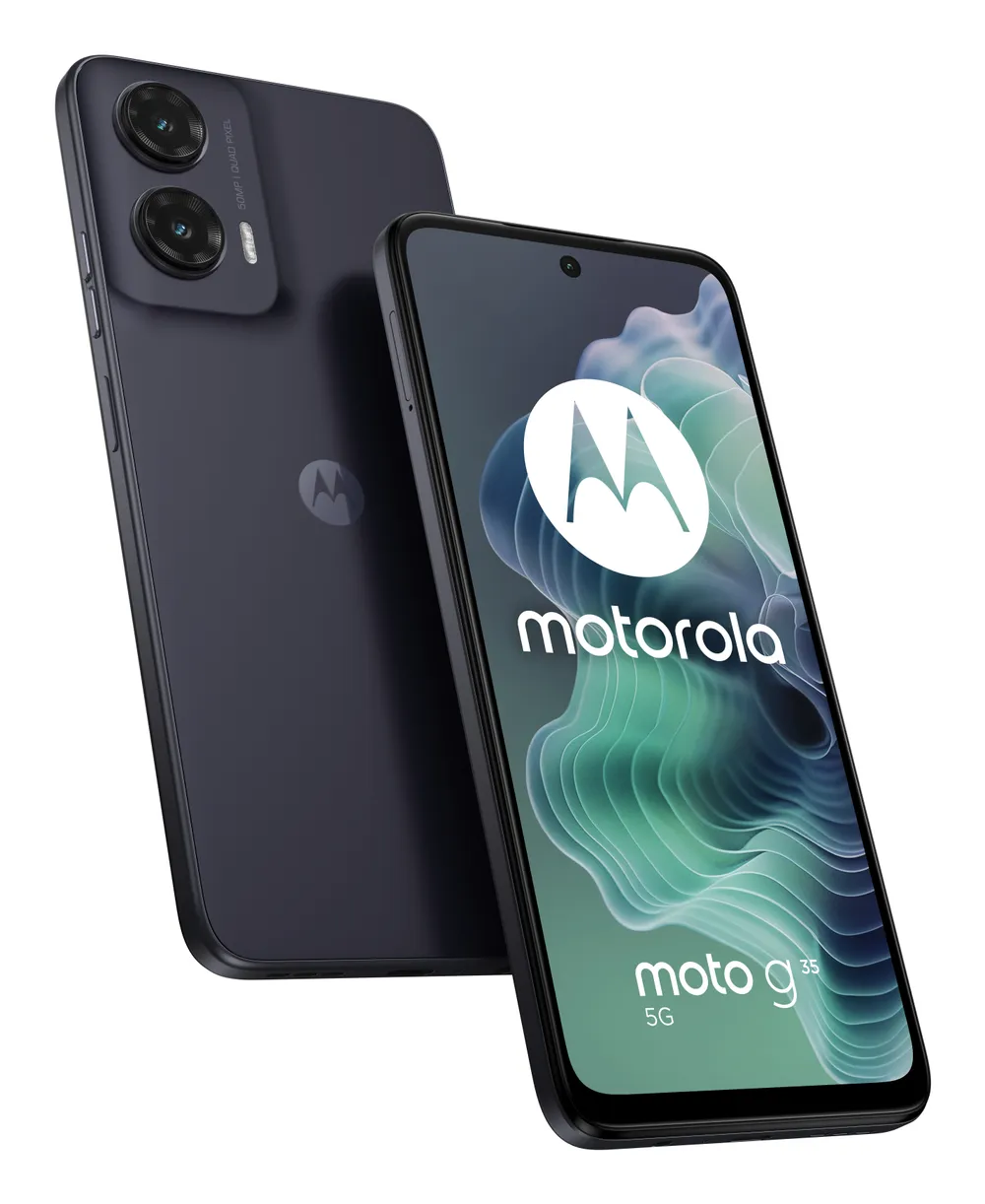 moto G35 5G 4GB + 128GB Midnight Black Smartphone