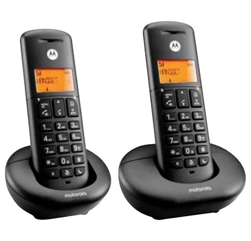 Motorola DECT Phone Schwarz 107E202 Schnurloses DECT-Telefon