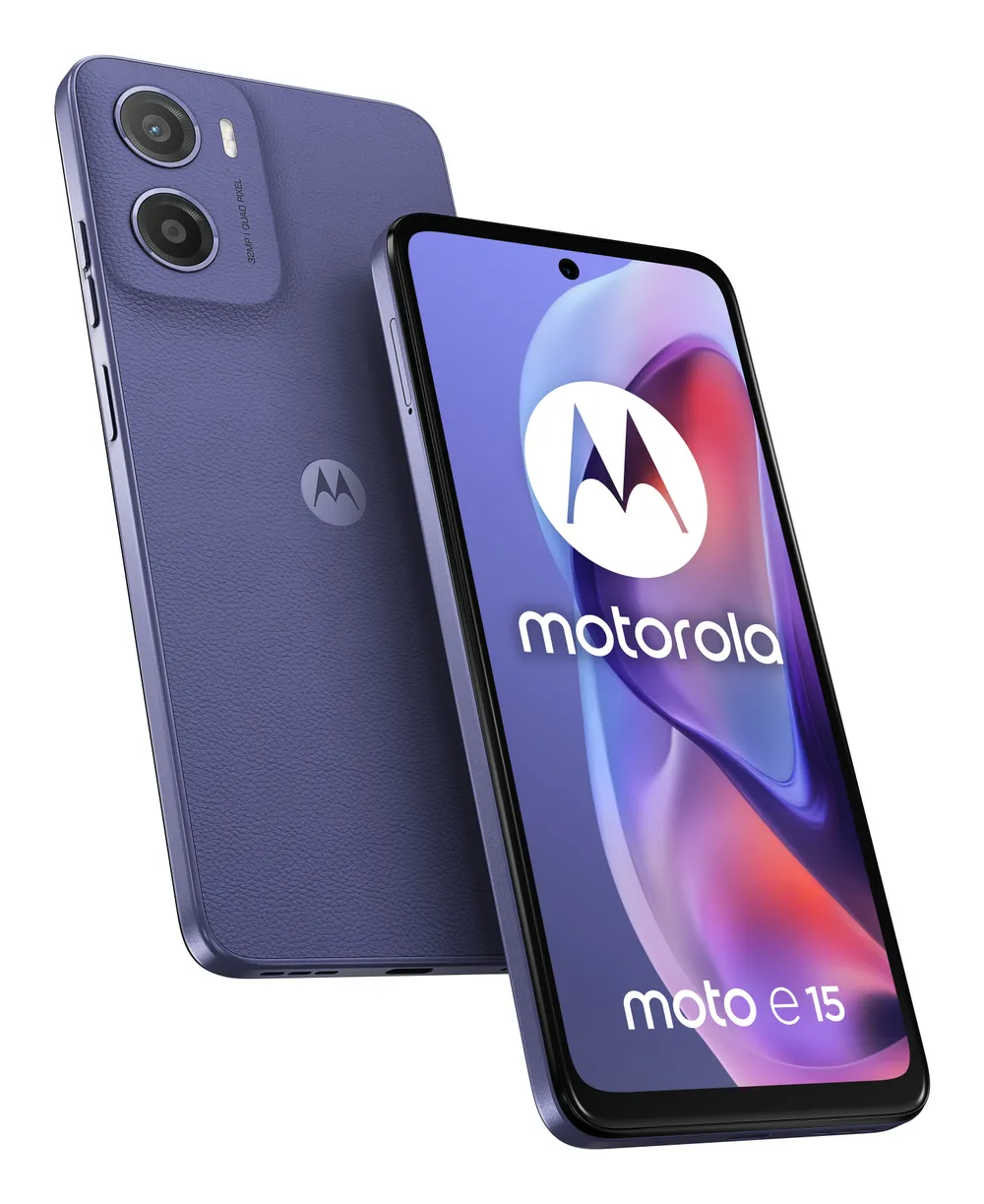 Motorola Moto E15 4G 64GB 2GB 6,67" Lavendel Android 14
