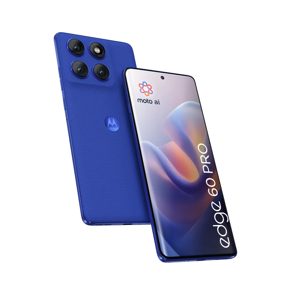 Motorola Edge 60 Pro 12GB 512GB 6.67" P-OLED 5G Dual SIM 6000mAh 90W IP68 Android 15 Blau