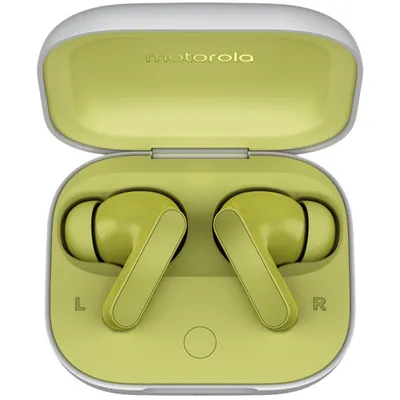Motorola Moto Buds Green Banana Kabellose Ohrhörer mit Ladeetui grün