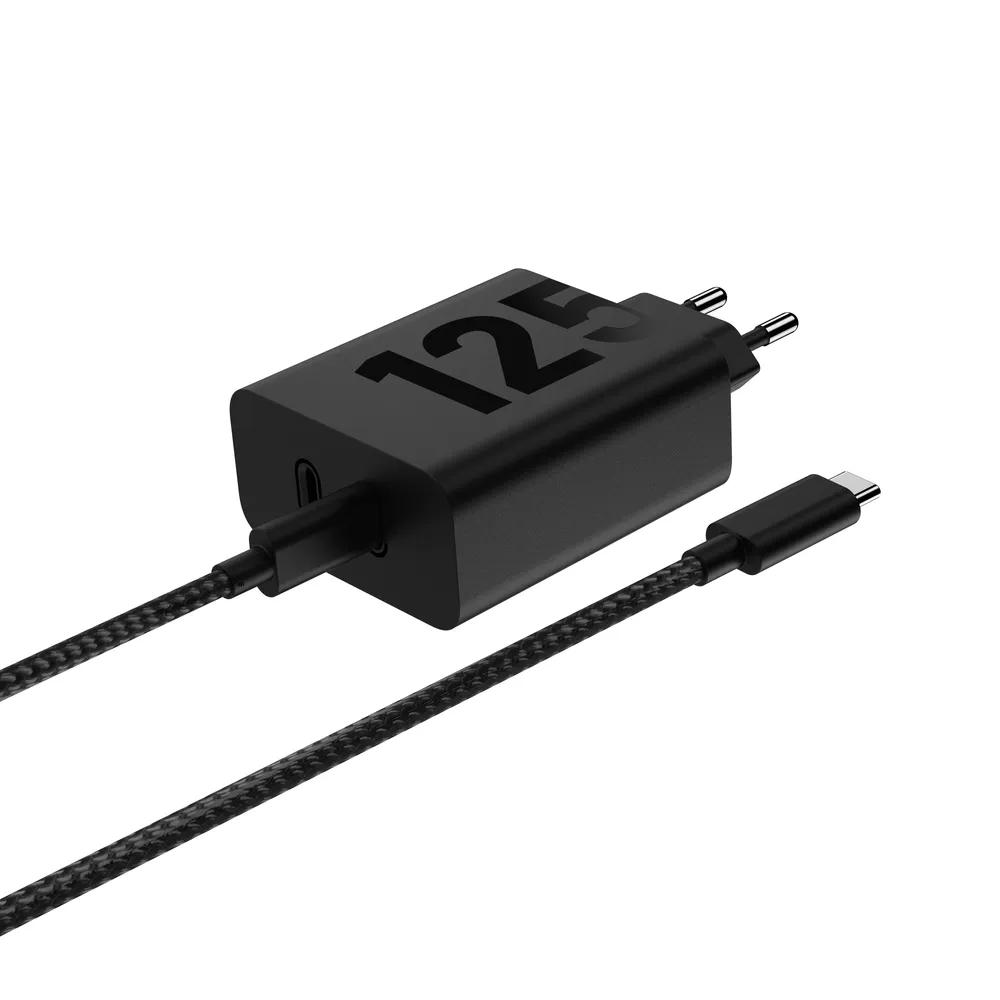Motorola TurboPower Ladegerät 125 W mit 2 Ports + USB-C-Kabel