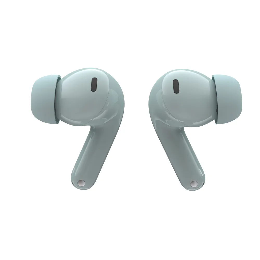 Motorola Moto Buds 2 kabellose Bluetooth 6.0 Kopfhörer mit Geräuschunterdrückung und IP54 grau