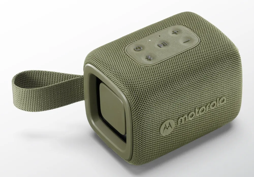 Tragbare Bluetooth-Lautsprecher von Motorola, 7 W, IP67, mit 12-Stunden-Akku und True Wireless