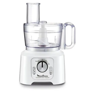 Küchenmaschine Moulinex FP5441 2,2L Weiß Silber Grau 800W 7 Zubehörteile