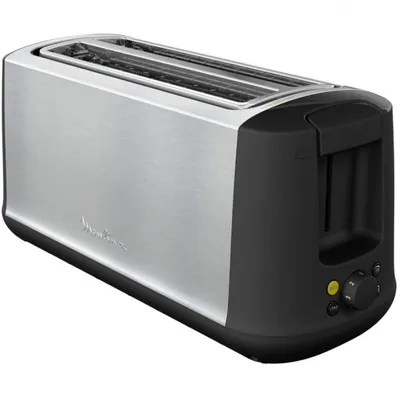 Moulinex Subito Select LS342D10 Toaster, 2 Schlitze, 1700 W, Edelstahl