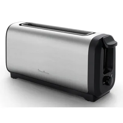 Toaster Moulinex LS5S0DE0 1430 W Single Slot Edelstahl Schwarz Toaster Moulinex LS5S0DE0 1430 W