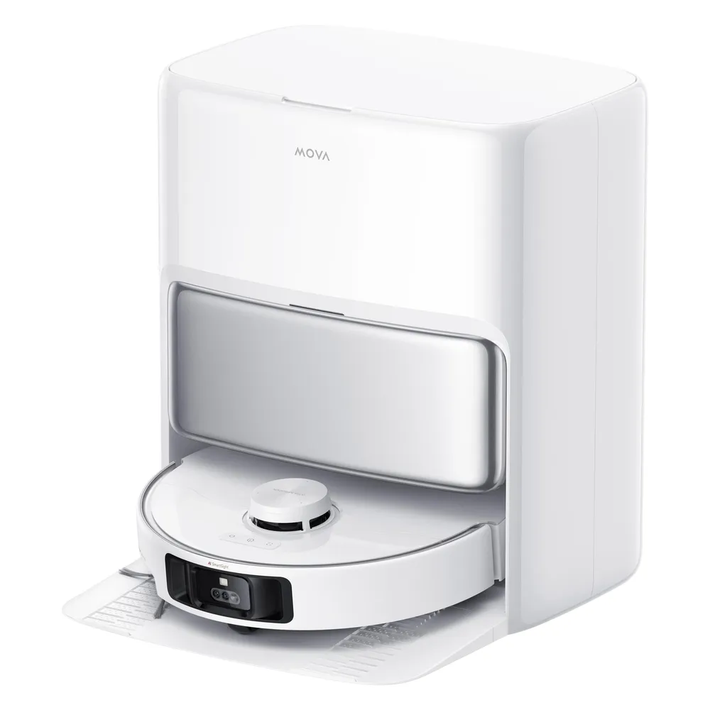 MOVA P50 Ultra Pro - Saugroboter mit flexiblem Wischmopp inkl. Ecken- und Kantenreinigung - Weiß