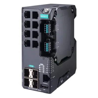 Moxa EDS-G4012-8P-4QGS-LVB-T
